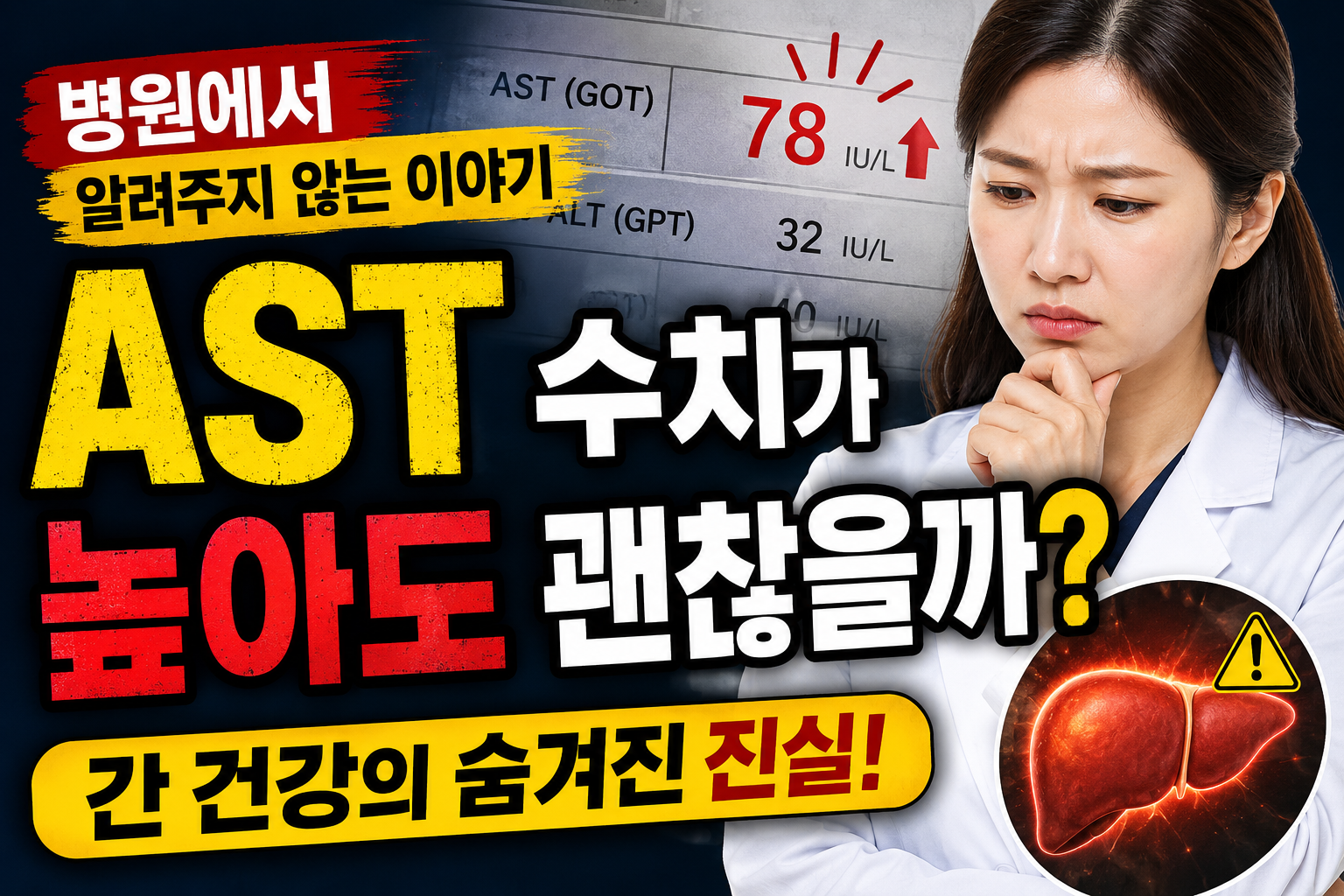 병원에서 알려주지 않는 AST수치