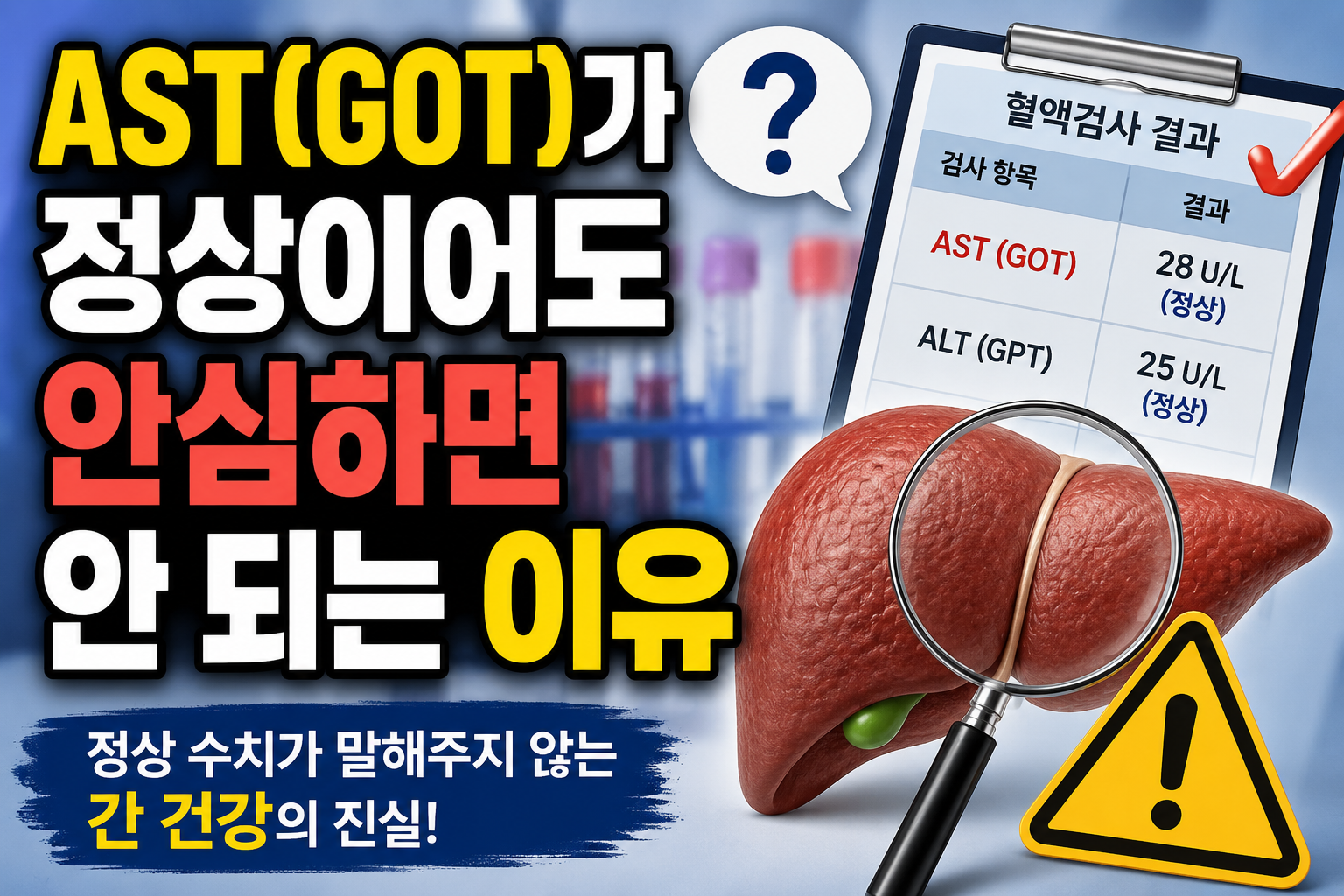 AST 정상수치 안심?