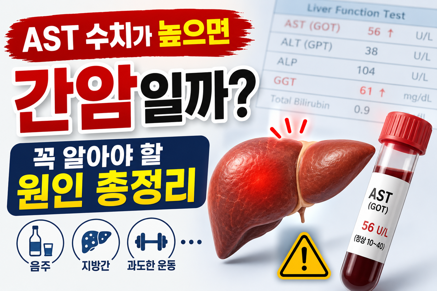 AST 수치가 높으면 간암?